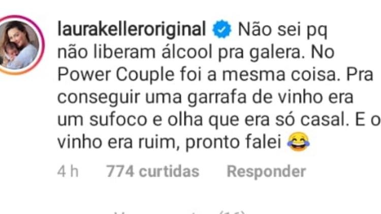 Laura Keller critica record