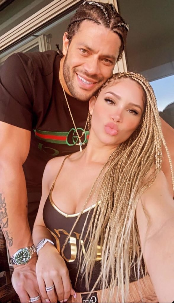Hulk Paraíba e Camila Ângelo