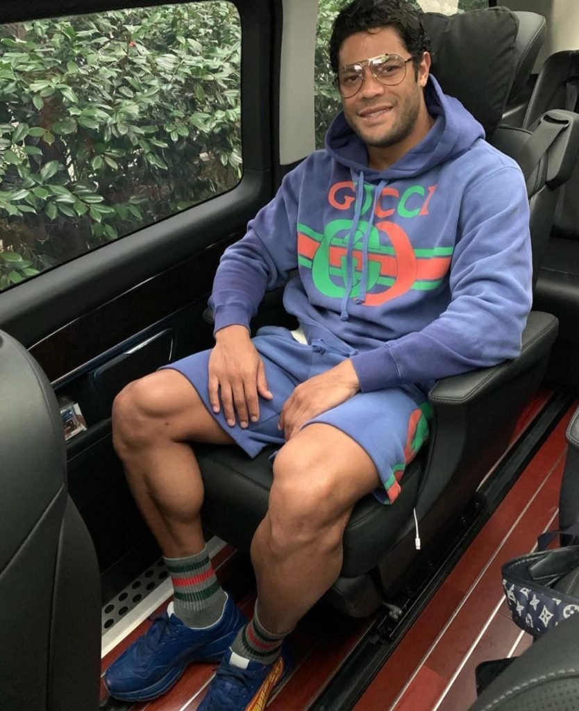 Hulk Paraíba e Camila Ângelo