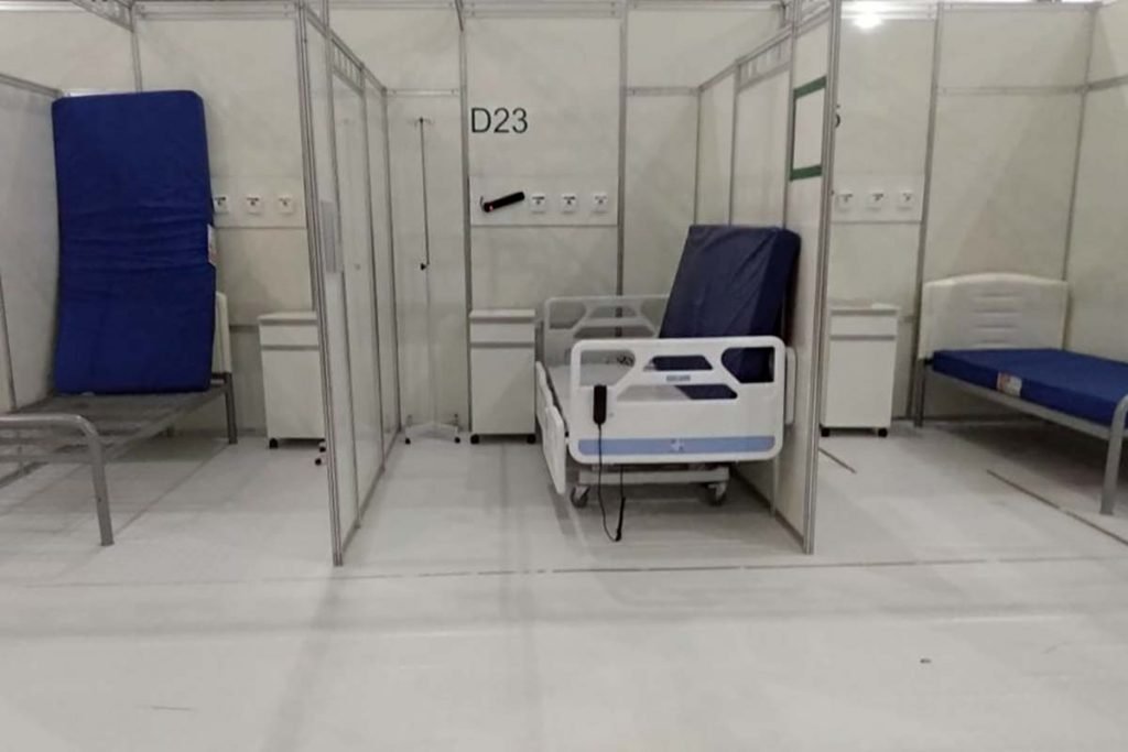 equipamentos hospital campanha aguas lindas