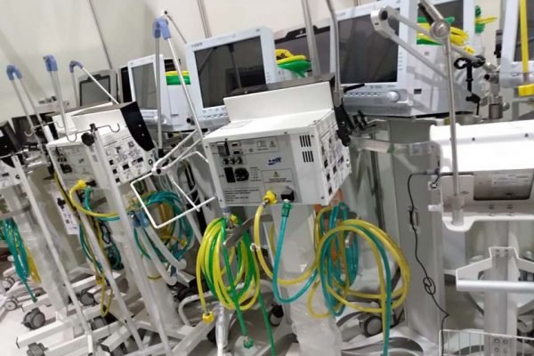 equipamentos hospital campanha aguas lindas