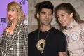 Taylor Swift, Zayn Malik e Gigi Hadid