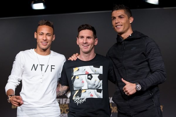 Neymar, Messi e CR7