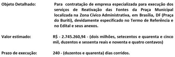 Edital PE 13/2020 Novacap