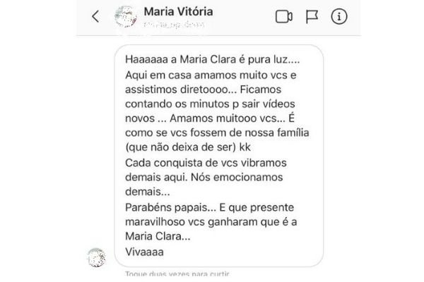 qual a idade da maria clara mc divertida