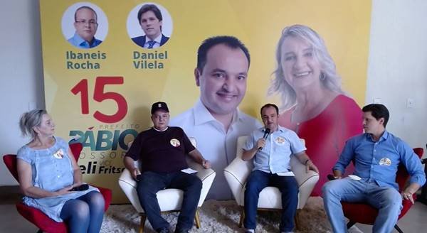 Ibaneis participa de live com políticos do Entorno