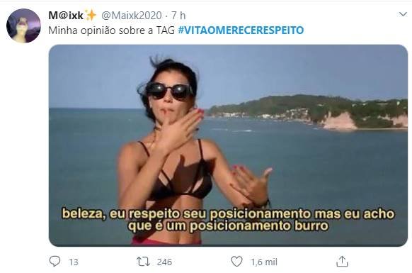 Fãs sobem a tag Vitão Merece Respeito