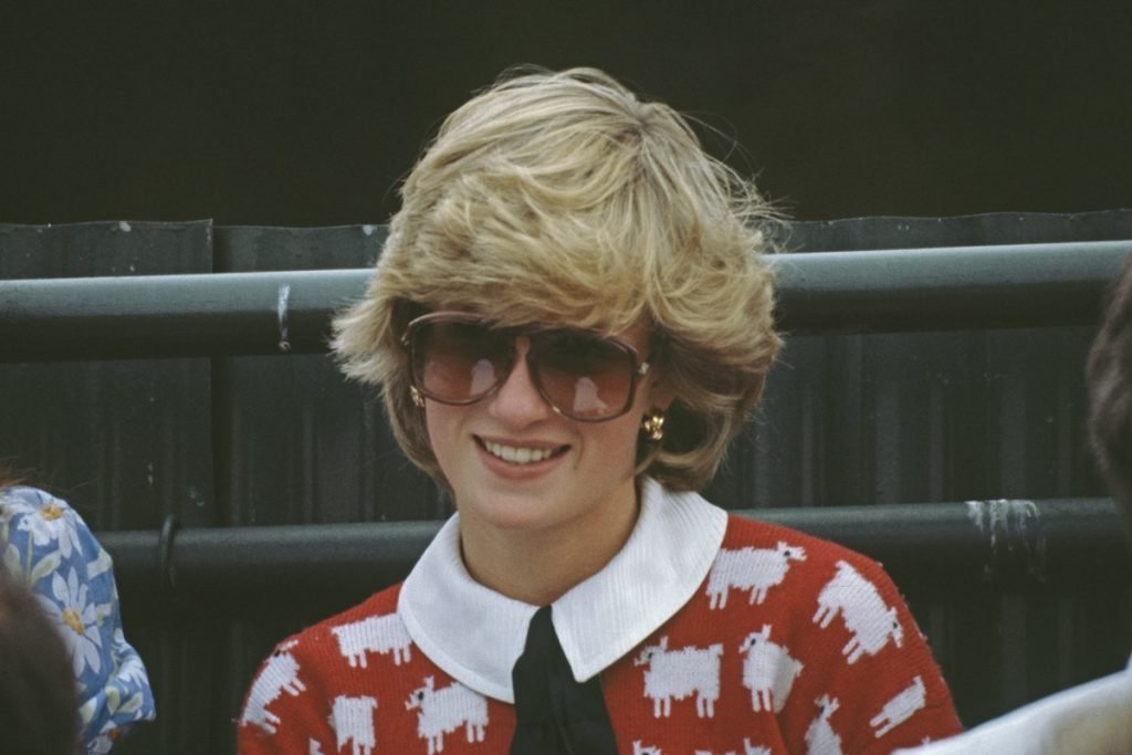 Princesa Diana com suéter