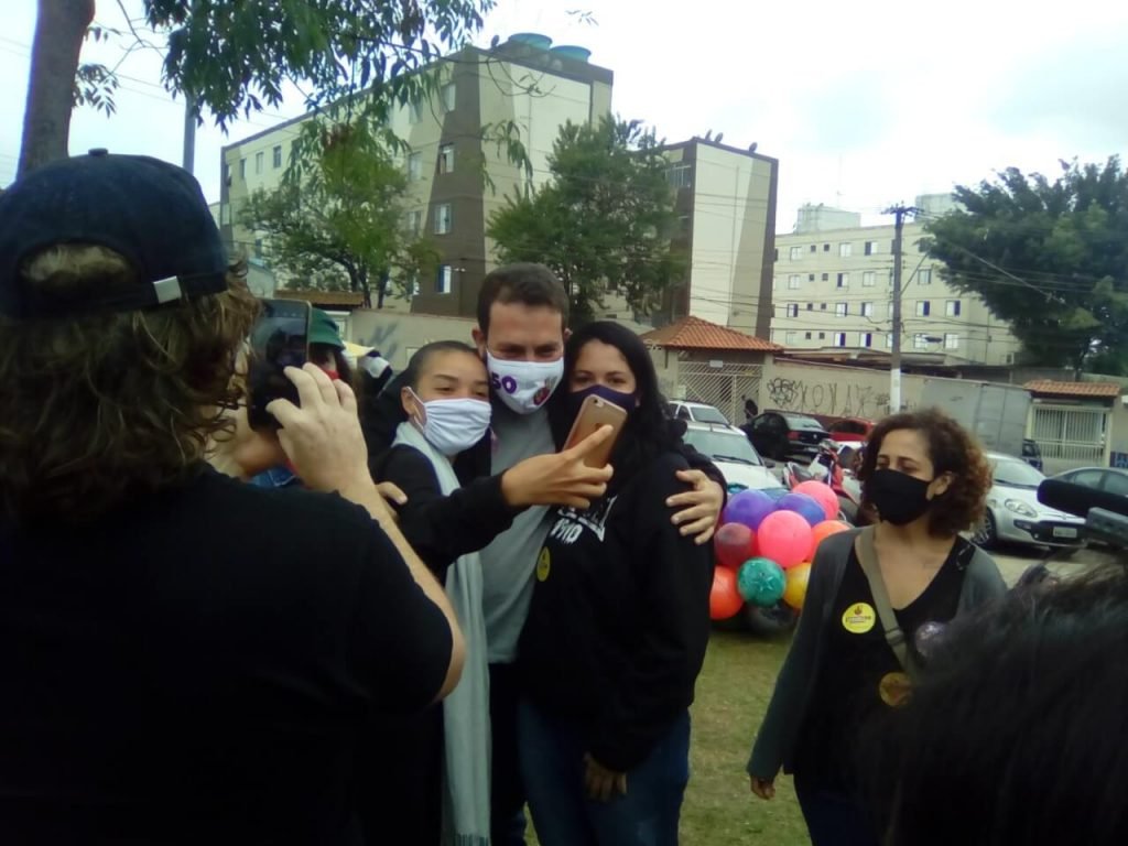 Evento na Cohab com o candidato a prefeito de São Paulo, Guilherme Boulos