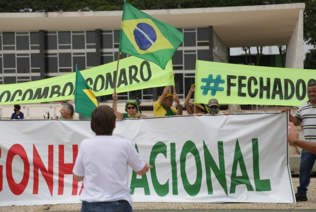 Manifestação em frente ao STF