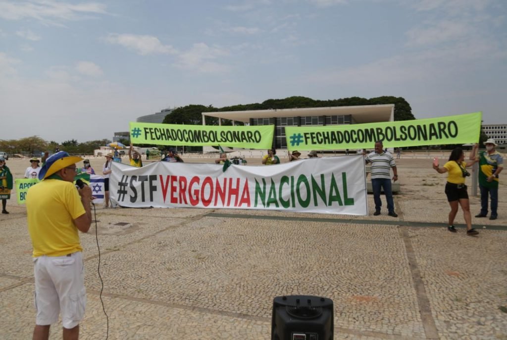 Manifestação em frente ao STF