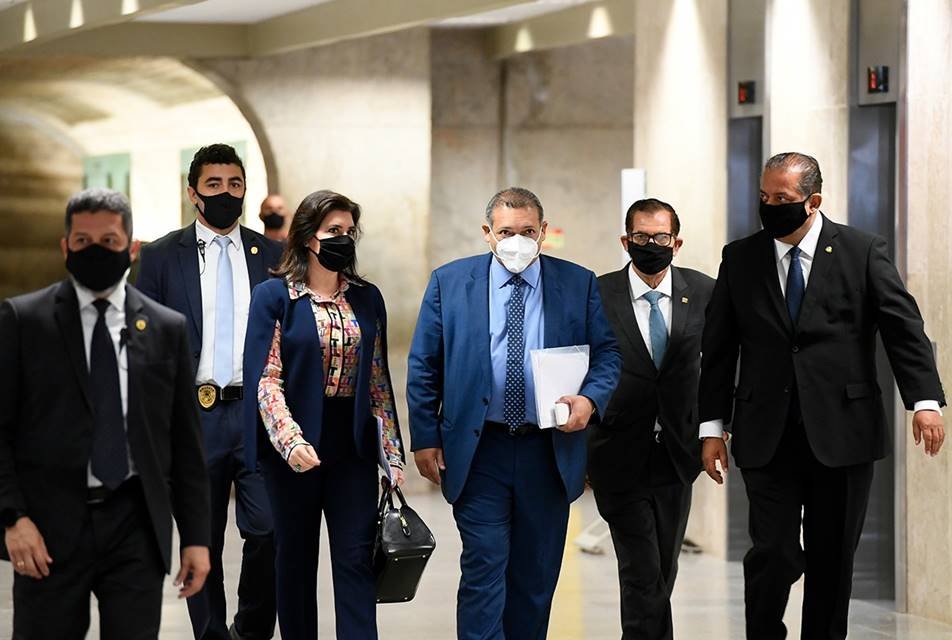Chegada do indicado para exercer o cargo de ministro do Supremo Tribunal Federal (STF), Kassio Nunes Marques