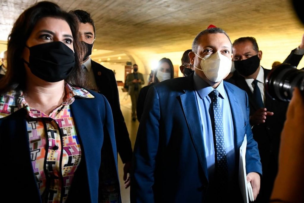 Chegada do indicado para exercer o cargo de ministro do Supremo Tribunal Federal (STF), Kassio Nunes Marques