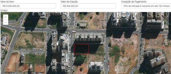 Lote Águas Claras Leilão 12/2020 Terracap