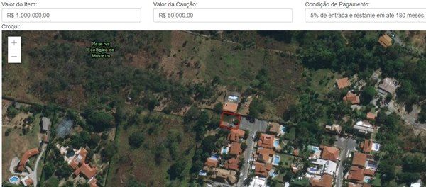Lote Lago Sul Leilão 12/2020 Terracap