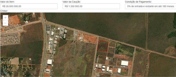 Lote Polo JK Leilão Terracap