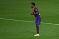Ansu Fati com a camisa do Barcelona
