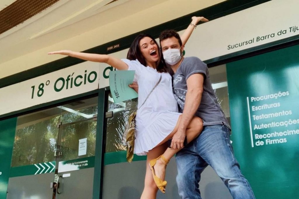 Talita Younan e João Gomez