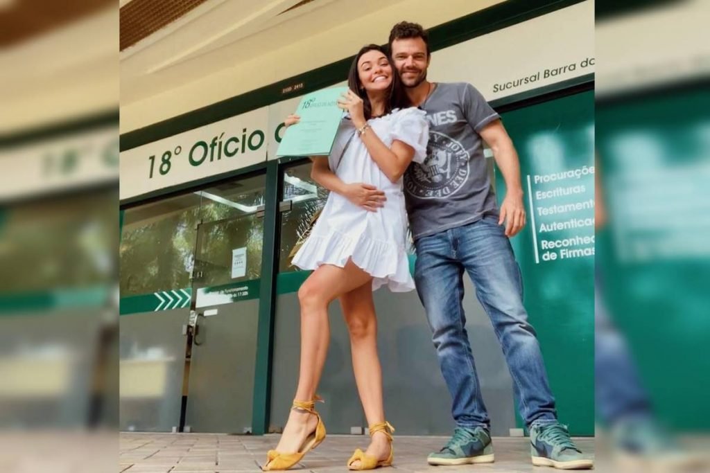 Talita Younan e João Gomez