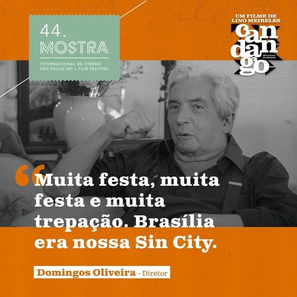 Cards de divulgação de Candango: Memórias do Festival