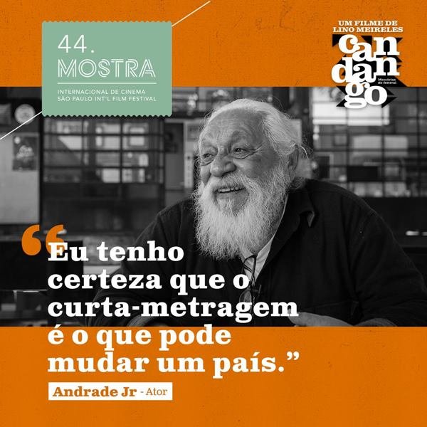 Cards de divulgação de Candango: Memórias do Festival