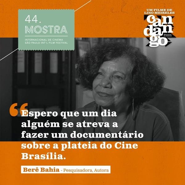 Cards de divulgação de Candango: Memórias do Festival