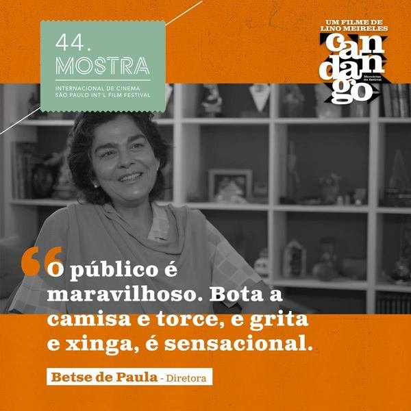 Cards de divulgação de Candango: Memórias do Festival
