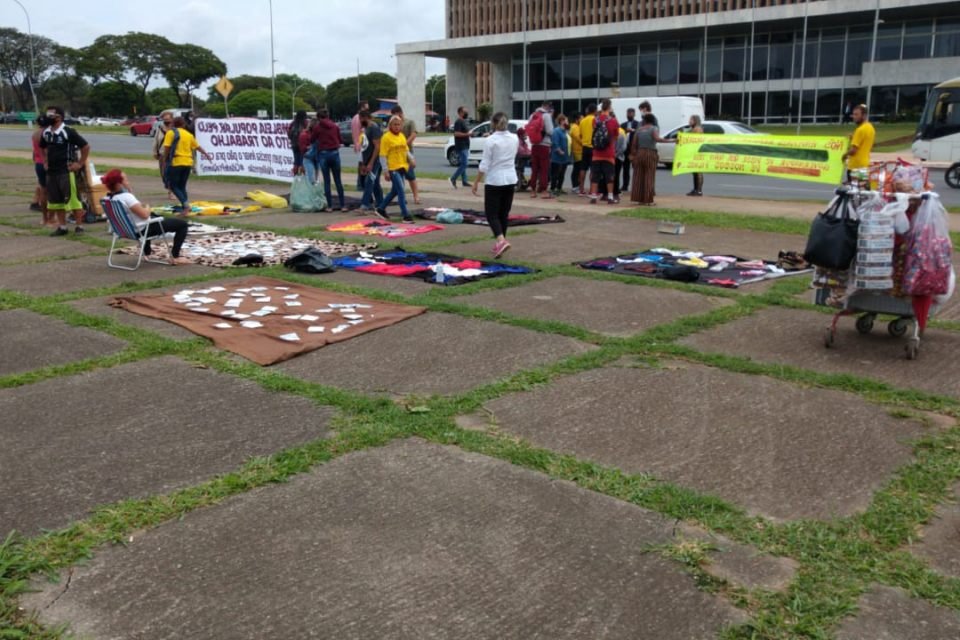 protesto ambulantes buriti