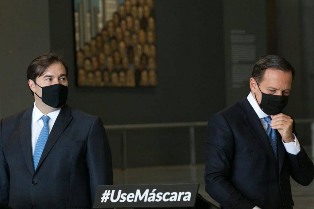 Rodrigo Maia e João Doria
