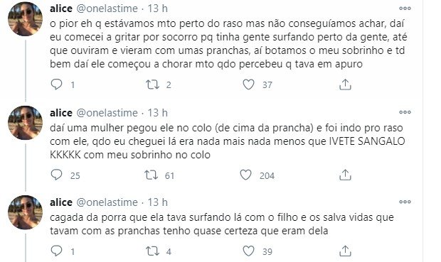 Ivete salva menino na Bahia
