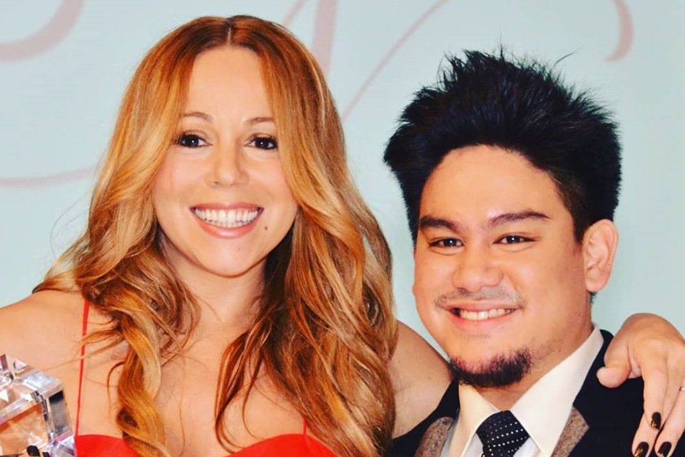 Príncipe Azim com Mariah Carey