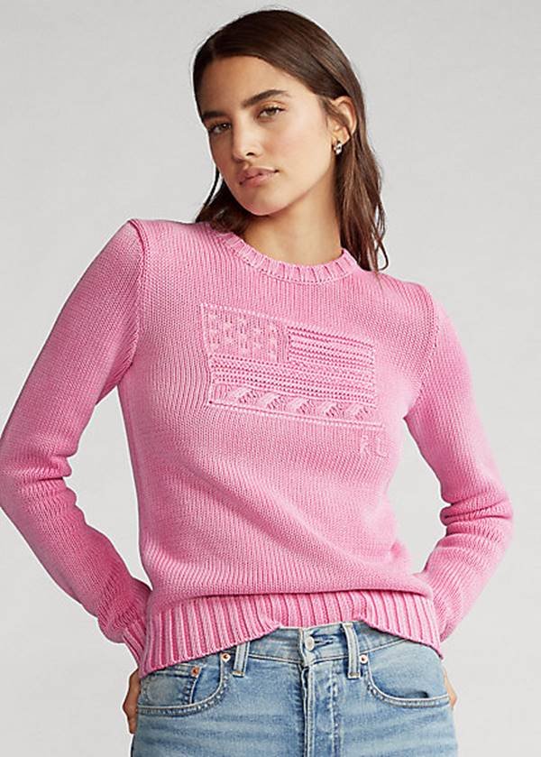 Suéter da coleção Pink Poney 2020, campanha da Ralph Lauren de Outubro Rosa