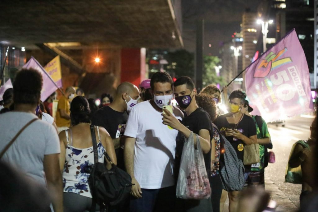 agenda masp panfletagem candidato boulos SP prefeito SP 2020