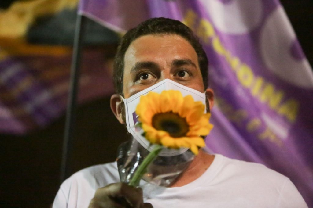 agenda masp panfletagem candidato boulos SP prefeito SP 2020