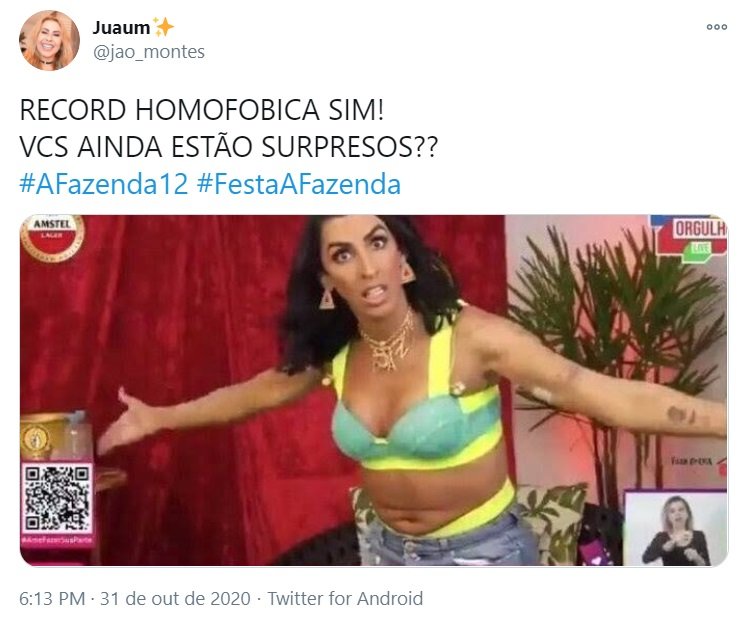 Tweets Record homofóbica