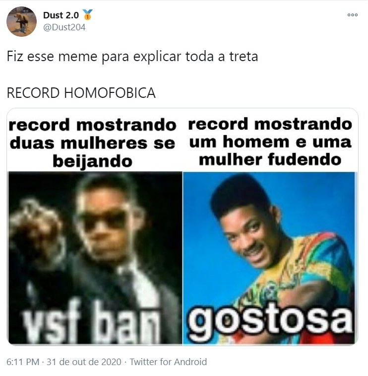 Tweets Record homofóbica