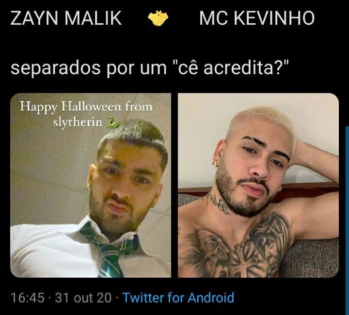 Zayn Malik Posta Selfie E Semelhança Com Cantor Brasileiro Choca Fãs Metrópoles 