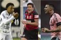 Montagem com Marinho, Pedro e Thiago Galhardo
