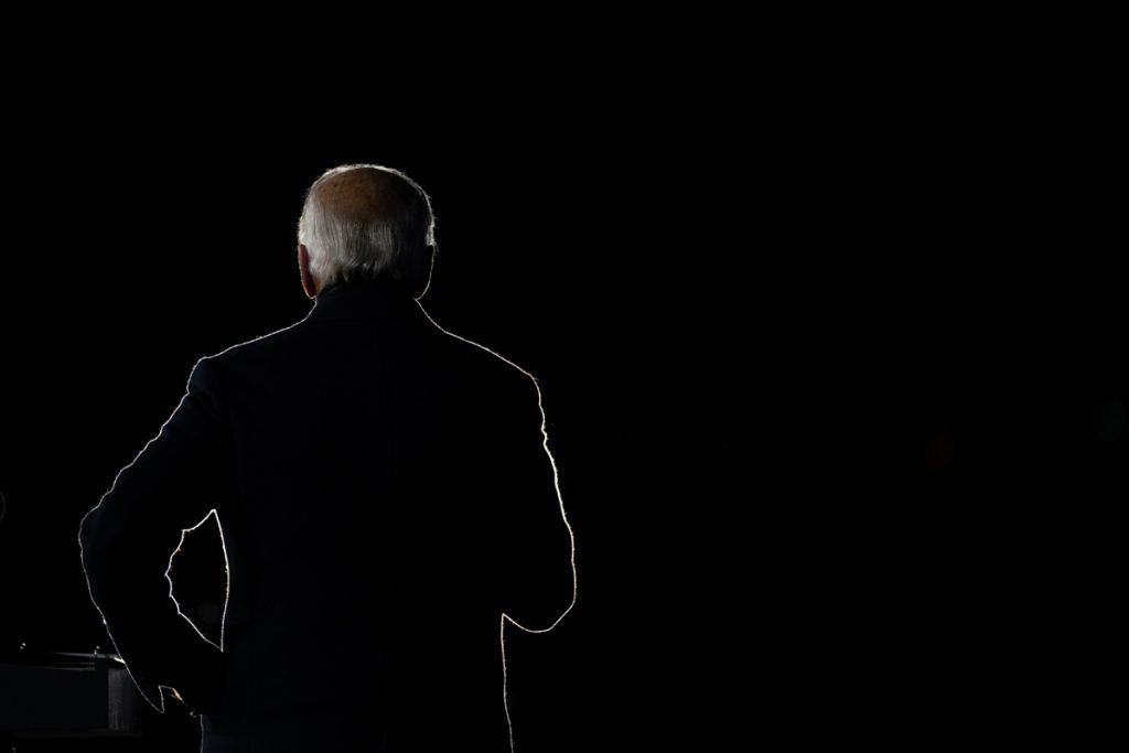 Joe Biden durante campanha eleitoral nos EUA 2020