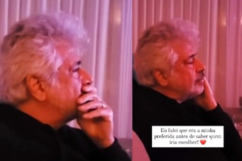 Lulu Santos emocionado