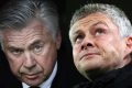 Carlo Ancelotti e Ole Gunnar Solskjaer