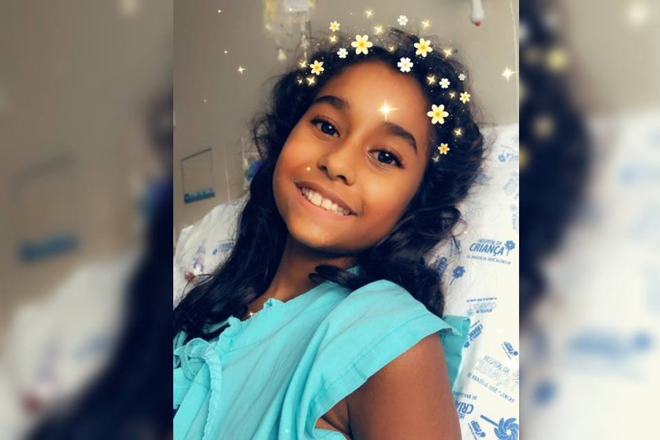 Maria Eduarda Mowbray, menina de Brasília com a síndrome inflamatória multissistêmica pediátrica