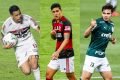 São Paulo, Flamengo e Palmeiras