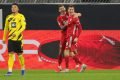 Robert Lewandowski comemora gol pelo Bayern