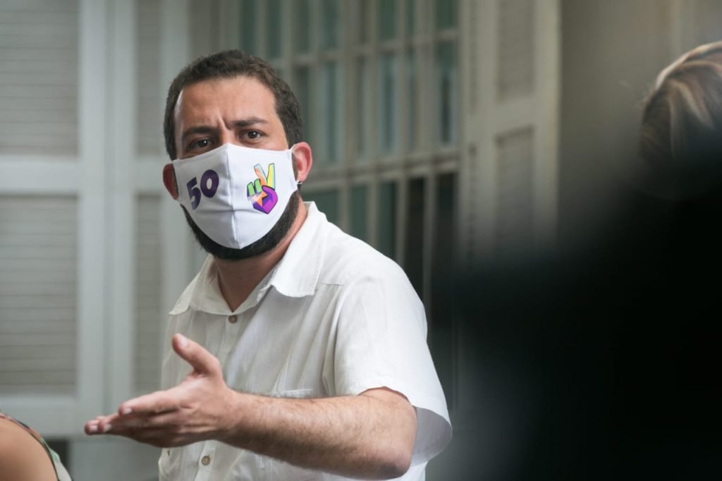 Guilherme Boulos, candidato do PSol à Prefeitura de São Paulo