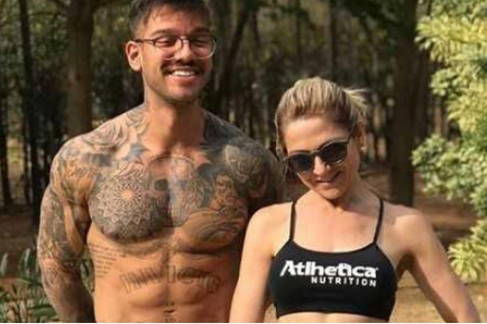 Lucas Lucco e a mãe