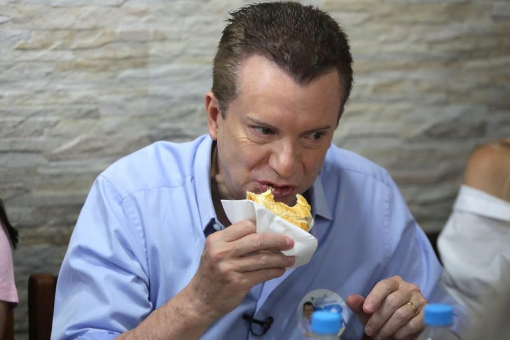 candidato Celso Russomanno durante campanha eleicoes 2020 sao paulo