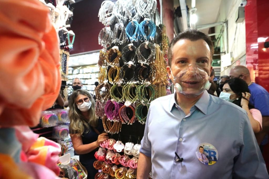 candidato Celso Russomanno durante campanha eleicoes 2020 sao paulo