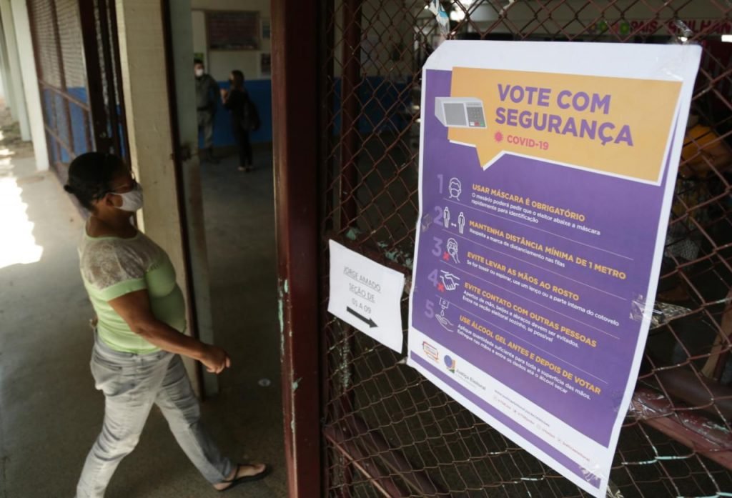 Eleições 2020, Escola municipal José Fernandes da Silva Neto na Cidade Ocidental
