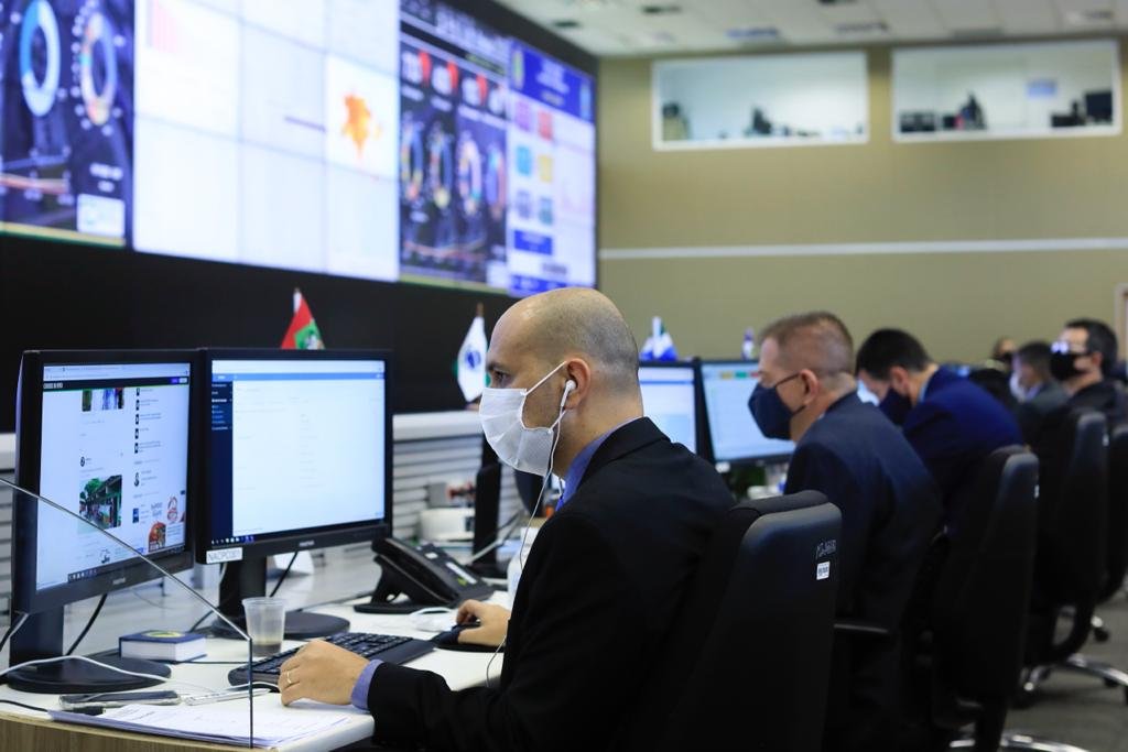 Operação Eleições 2020 no Centro Integrado de Comando e Controle Nacional (CICCN)